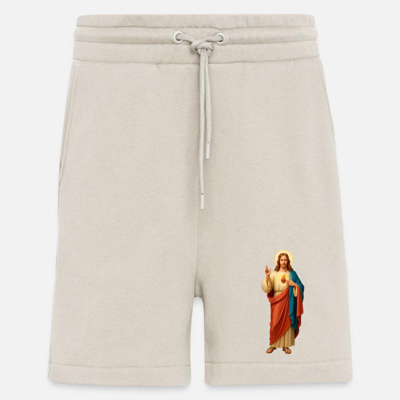Jesus mit Brot Dreifarbige Gewänder - Shorts - made by SPREAD - WARM CLAY