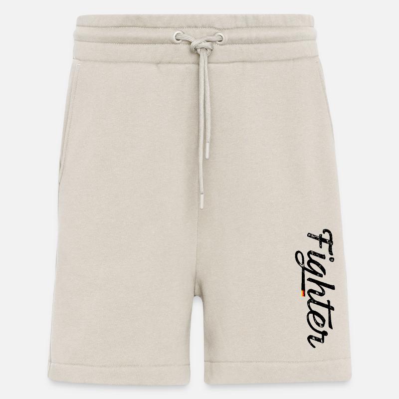 Chasseur avec drapeau allemand - Short bio décontracté fabriqué en UE - WARM CLAY