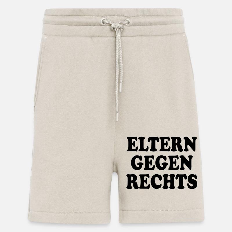 Eltern gegen rechts - Shorts - made by SPREAD - WARM CLAY
