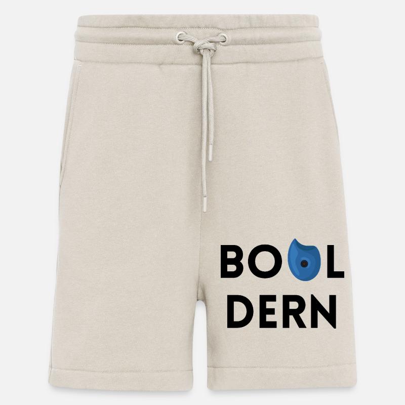Bouldern - Simples Design mit Bouldergriff - Shorts - made by SPREAD - WARM CLAY