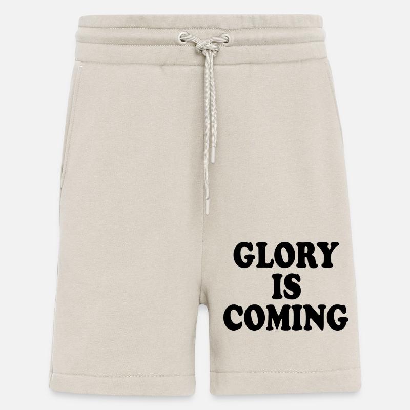 Glory is coming - Short bio décontracté fabriqué en UE - WARM CLAY