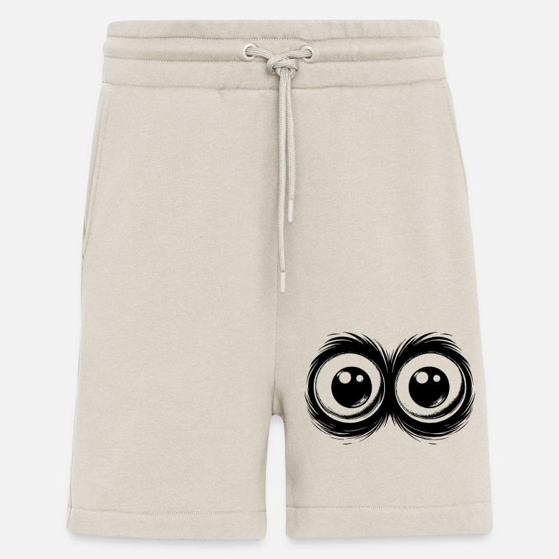 Lustige Augen mit durchdringendem Blick - Shorts - made by SPREAD - WARM CLAY