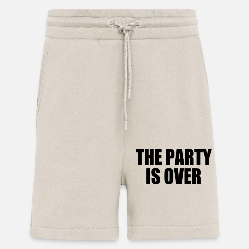 The party is over - Short bio décontracté fabriqué en UE - WARM CLAY