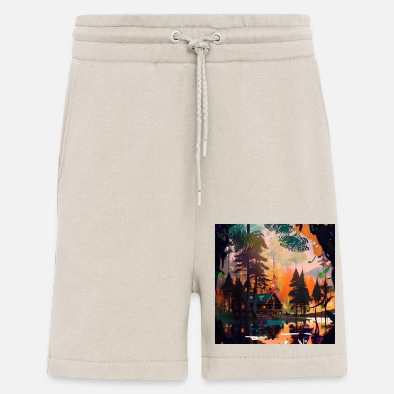 Häuschen im Wald - Shorts - made by SPREAD - WARM CLAY