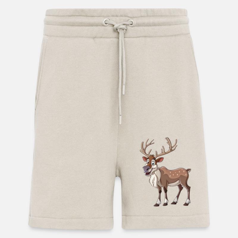Fröhliches Rentier Mit Geweih - Shorts - made by SPREAD - WARM CLAY