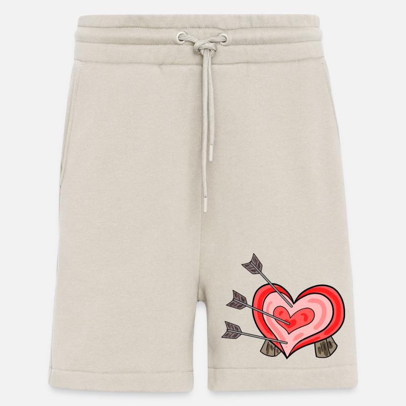 Arrows with heart target - Shorts - made by SPREAD - WARM CLAY