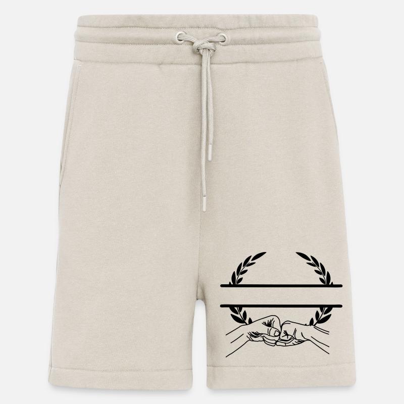 Handgeste der Zusammenarbeit - Shorts - made by SPREAD - WARM CLAY