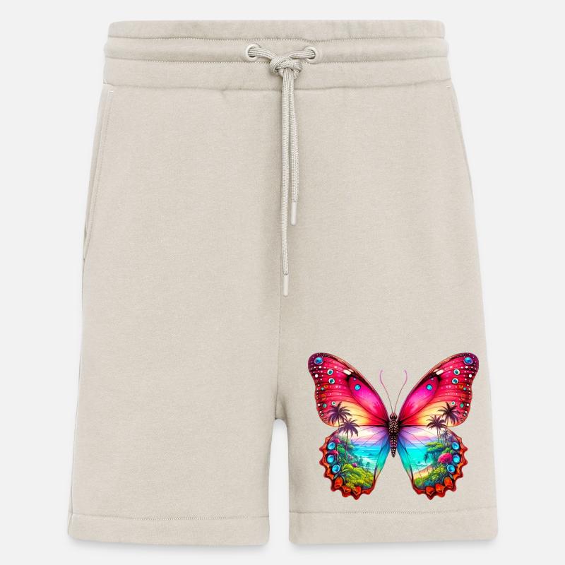 Papillon - Short bio décontracté fabriqué en UE - WARM CLAY