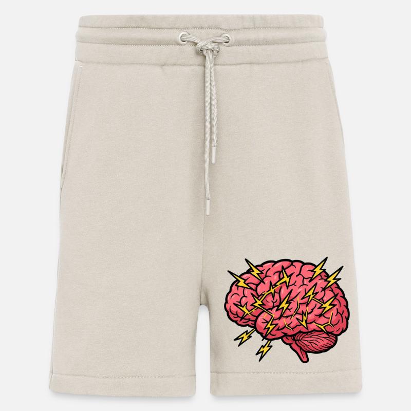 Blitzbrain Pop Art - Shorts - made by SPREAD - WARM CLAY