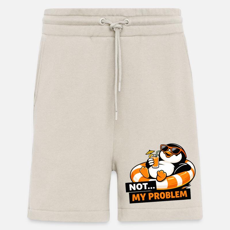 Nicht mein Problem, Penguin Chill - Shorts - made by SPREAD - WARM CLAY
