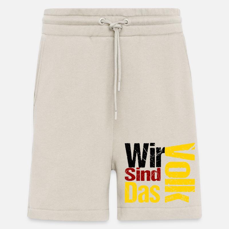Wir_SInd_Das_Volk - Shorts - made by SPREAD - WARM CLAY