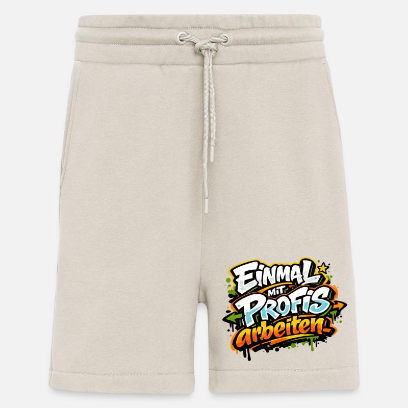Einmal mit Profis arbeiten - Shorts - made by SPREAD - WARM CLAY