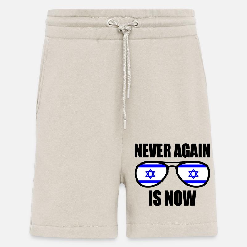 Never again is now - Short bio décontracté fabriqué en UE - WARM CLAY