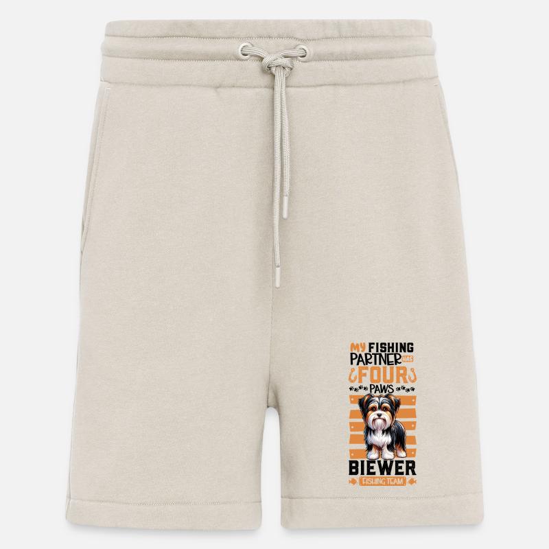 Angeln und Biewer Terrier - Shorts - made by SPREAD - WARM CLAY