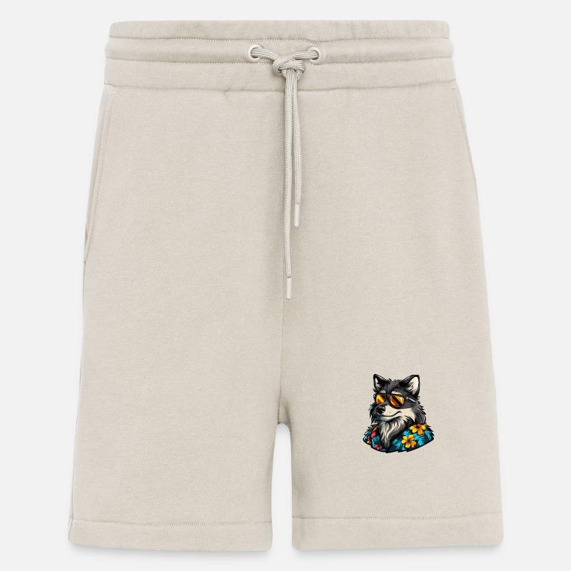 Wolf Comic Cool Sommer - Shorts - made by SPREAD - WARM CLAY