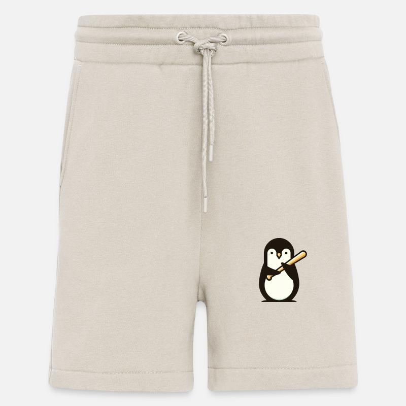 Süßer Pinguin Baseball Comic - Shorts - made by SPREAD - WARM CLAY