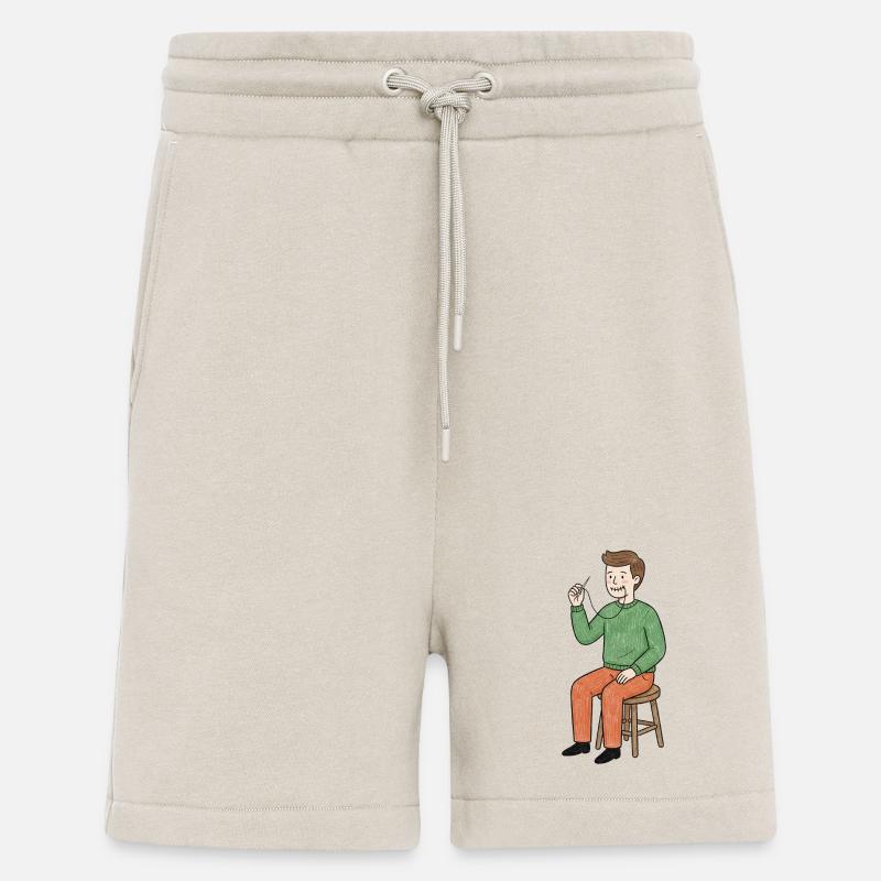 Crazy Sewing with Thread - Shorts - made by SPREAD - WARM CLAY