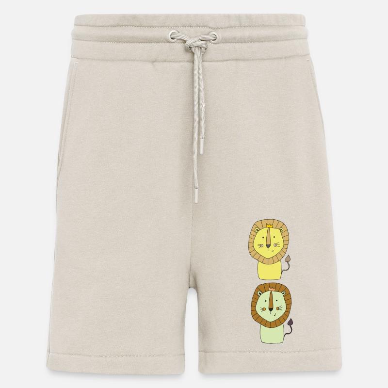 löwe zweifach - Shorts - made by SPREAD - WARM CLAY