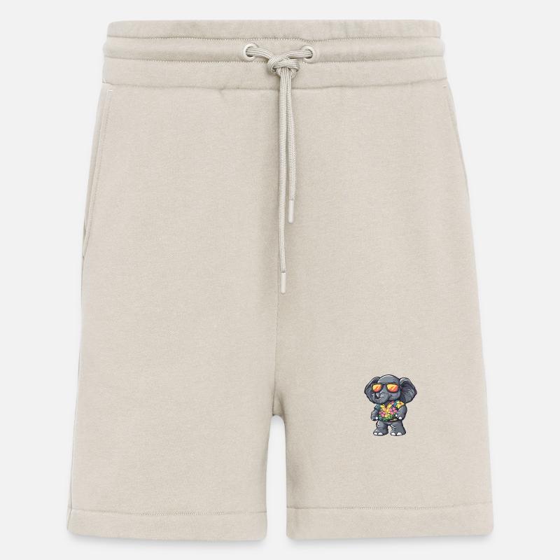 Elephant Comic Cool Summer - Shorts - made by SPREAD - WARM CLAY