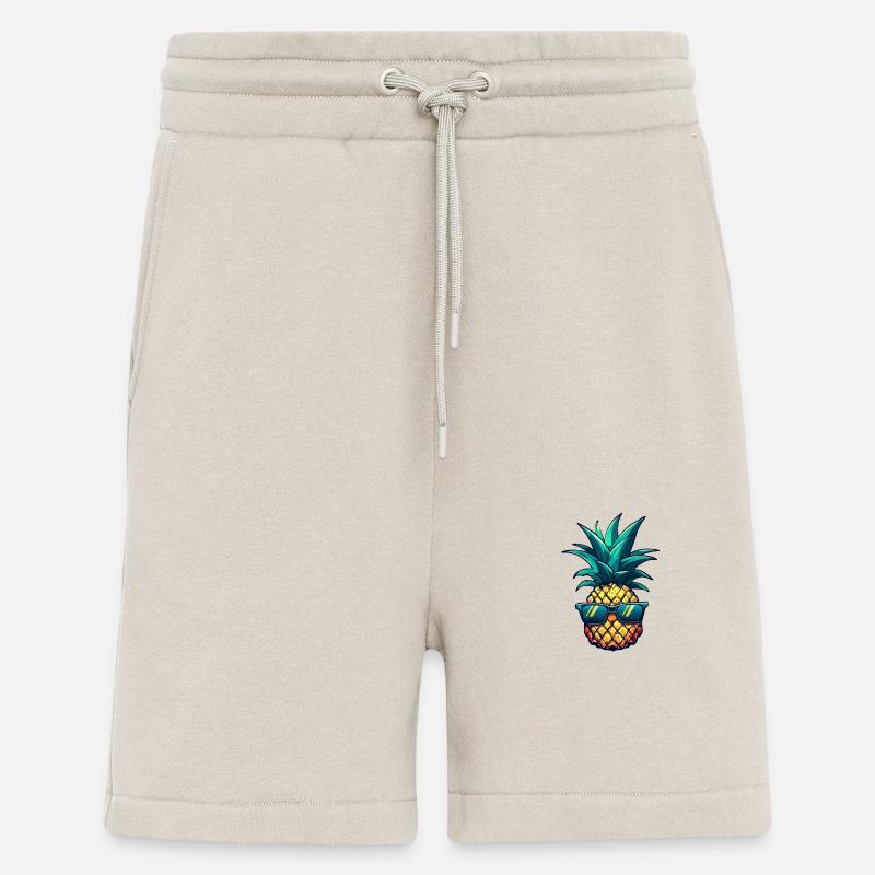 Cooler Ananas-Hingucker: Südfrucht mit Stil - Shorts - made by SPREAD - WARM CLAY