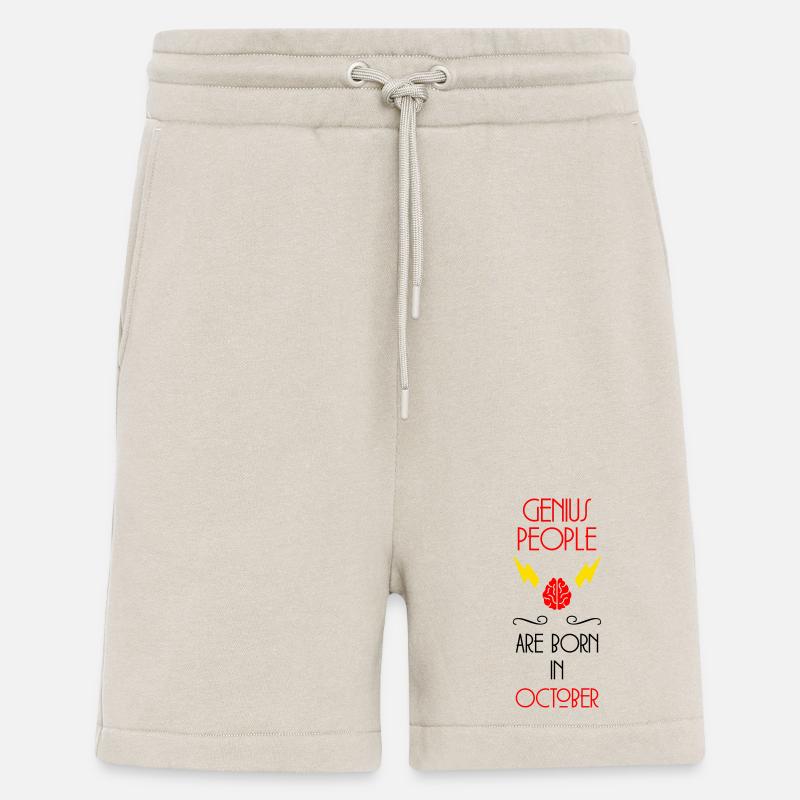 Genie Born October Baby Geschenk - Shorts - made by SPREAD - WARM CLAY