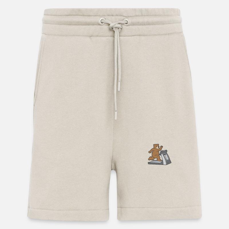 Tapis roulant de jogging d’ours - Short bio décontracté fabriqué en UE - WARM CLAY