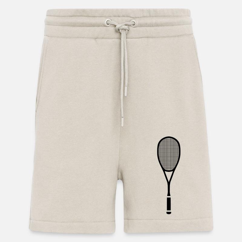 Raquette de squash divisée - Short bio décontracté fabriqué en UE - WARM CLAY