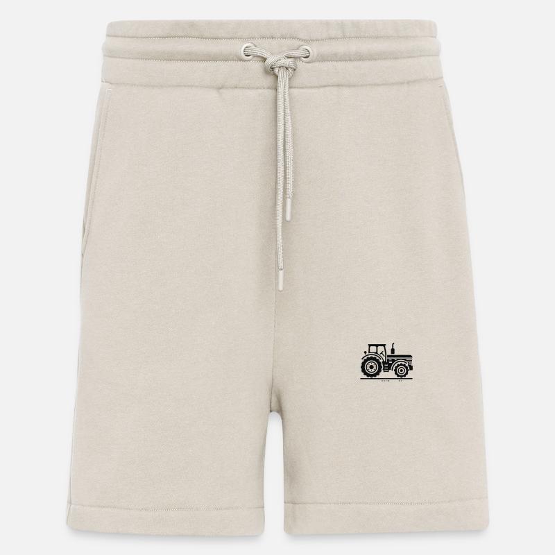 tracteur - Short bio décontracté fabriqué en UE - WARM CLAY