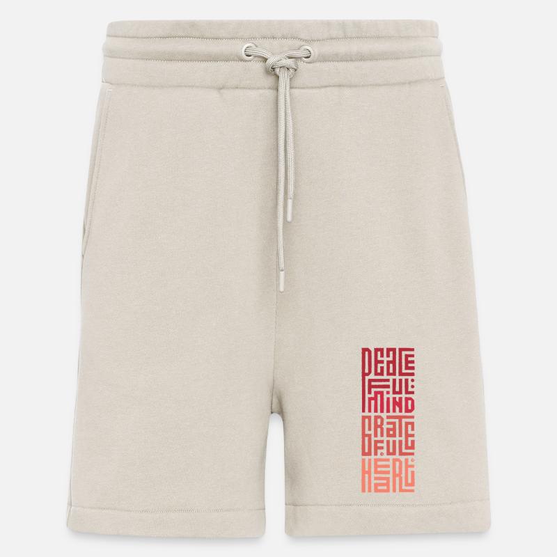 Friedlicher Geist Dankbares Herz - Shorts - made by SPREAD - WARM CLAY
