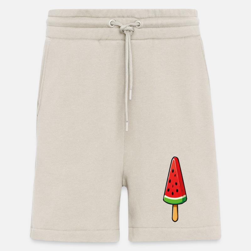 Glaces à la pastèque - Short bio décontracté fabriqué en UE - WARM CLAY