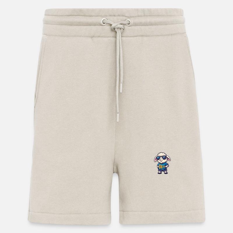 Sheep Comic Cool Summer - Shorts - made by SPREAD - WARM CLAY