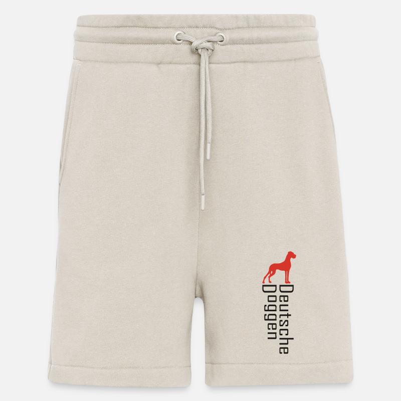 Scripture and Dane above - Shorts - made by SPREAD - WARM CLAY