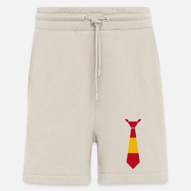 Krawattendesign der deutschen Flagge - Shorts - made by SPREAD - WARM CLAY
