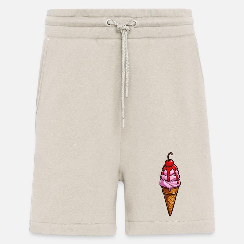 Kirsche Erdbeere Eiscreme - Shorts - made by SPREAD - WARM CLAY
