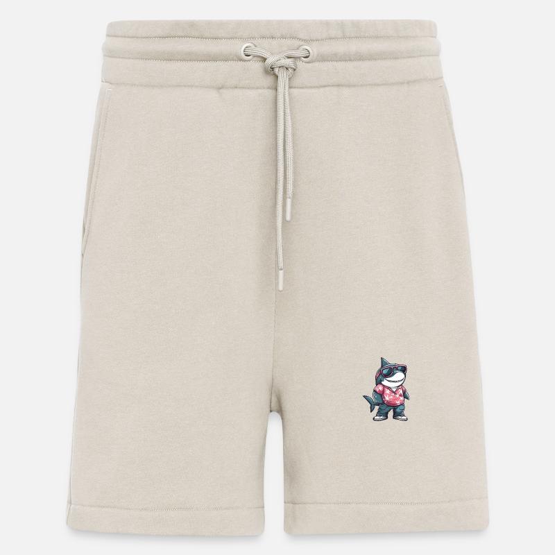 Shark Comic Cool Summer - Shorts - made by SPREAD - WARM CLAY