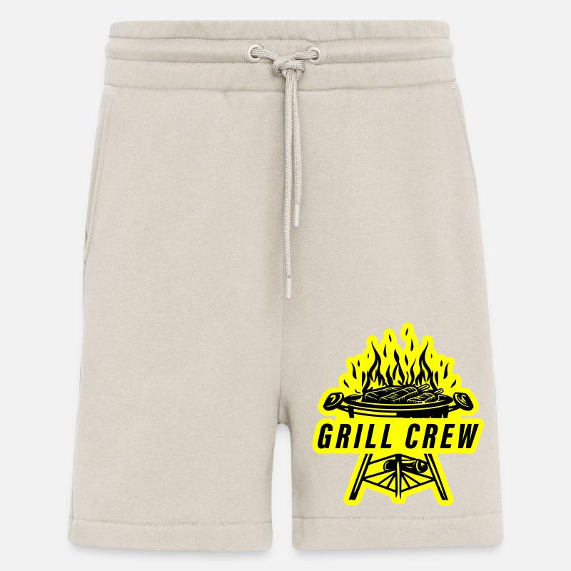 Grillades de l’équipe de grillades - Short bio décontracté fabriqué en UE - WARM CLAY