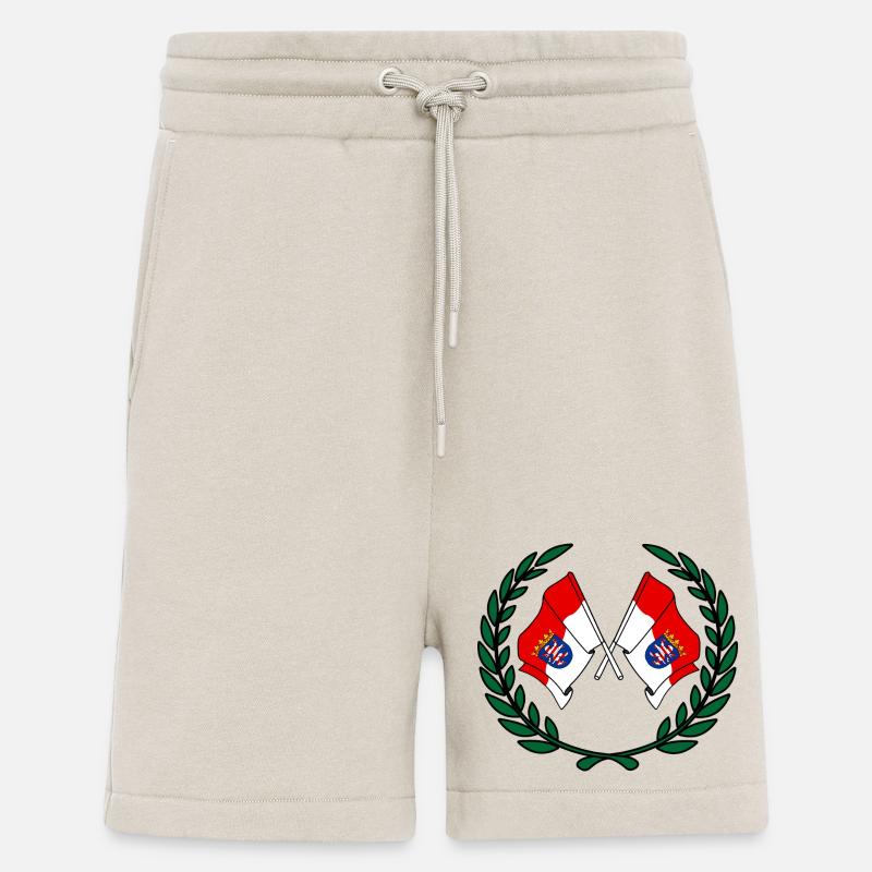 Fahnen Hessen Lorbeerkranz - Shorts - made by SPREAD - WARM CLAY