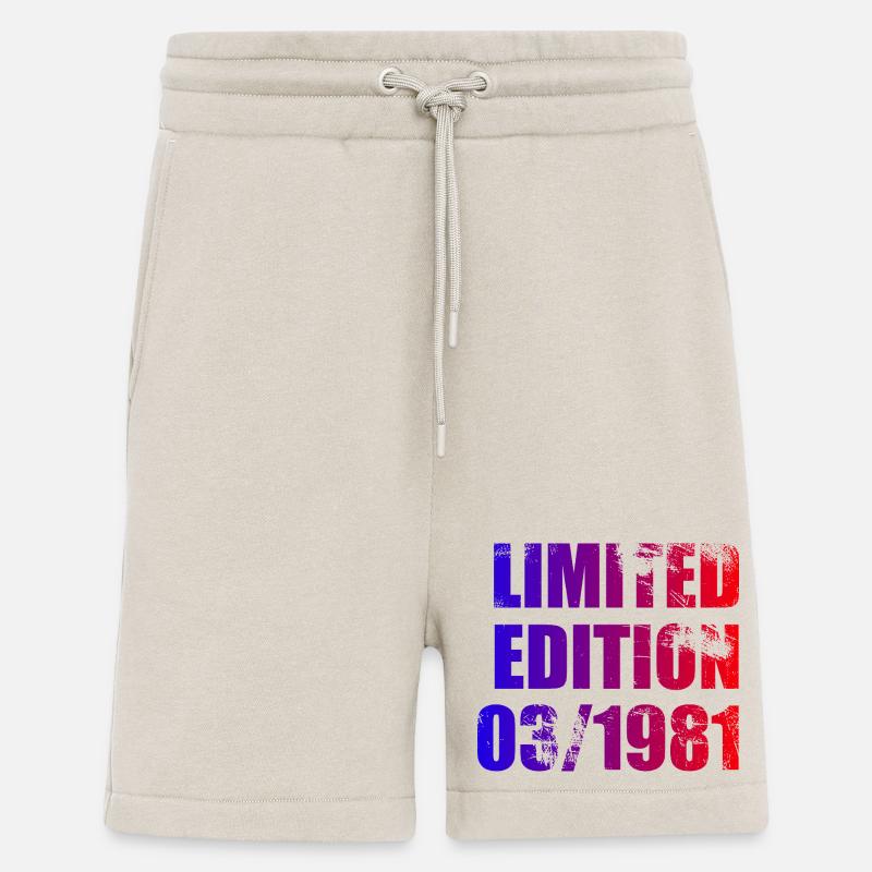 45e anniversaire Édition Limitée 03/1981 - Short bio décontracté fabriqué en UE - WARM CLAY
