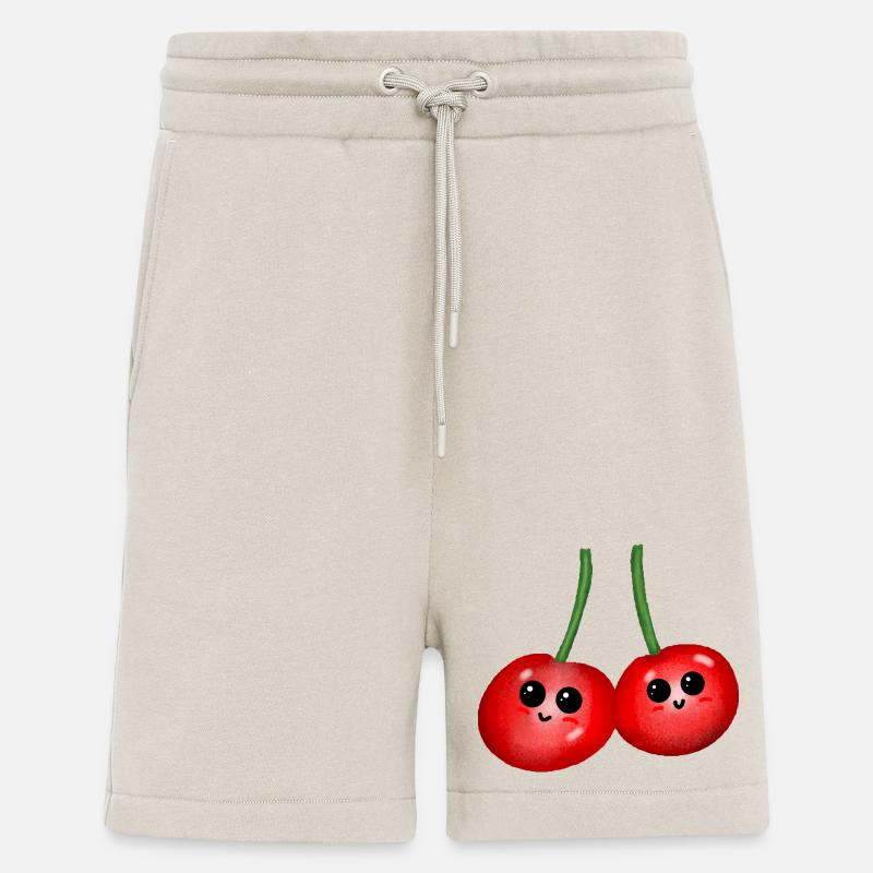 Fruits Cherry Cherries Fruit Fruit - Shorts - made by SPREAD - WARM CLAY