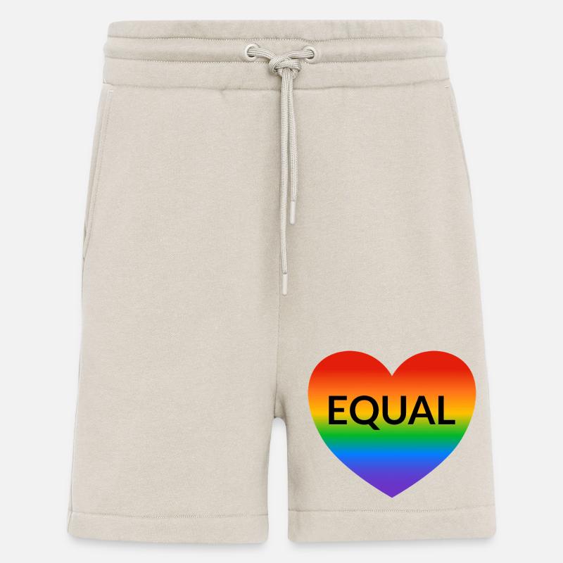 Gleiches Herz Regenbogenstolz - Shorts - made by SPREAD - WARM CLAY