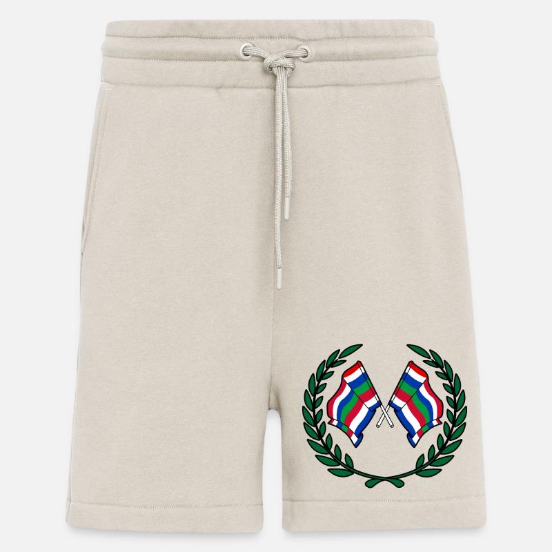 Schier Laurel Flags – Island Pride - Short bio décontracté fabriqué en UE - WARM CLAY