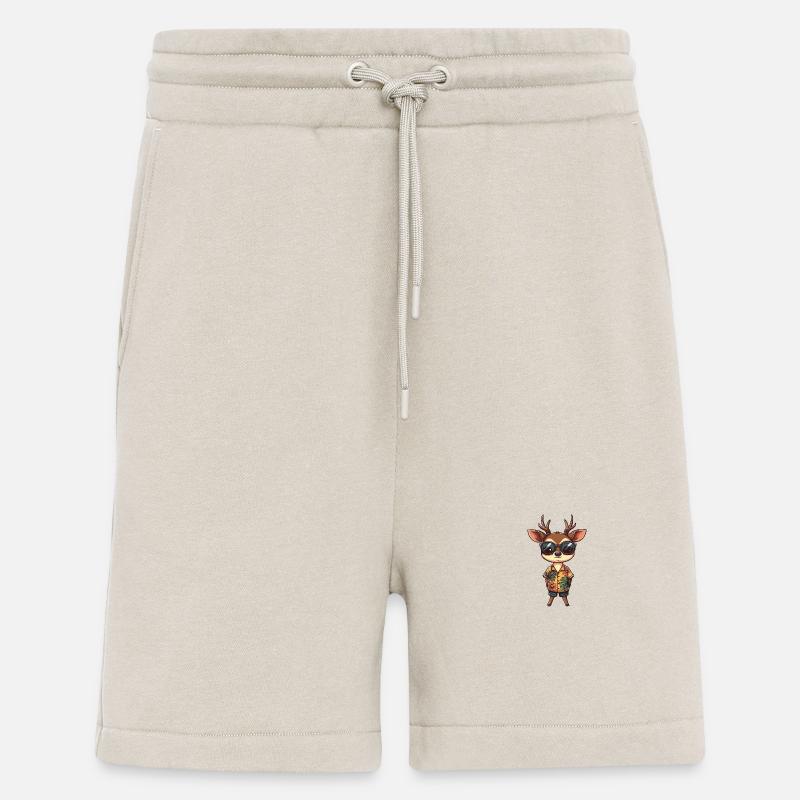 Deer Comic Cool Summer - Shorts - made by SPREAD - WARM CLAY