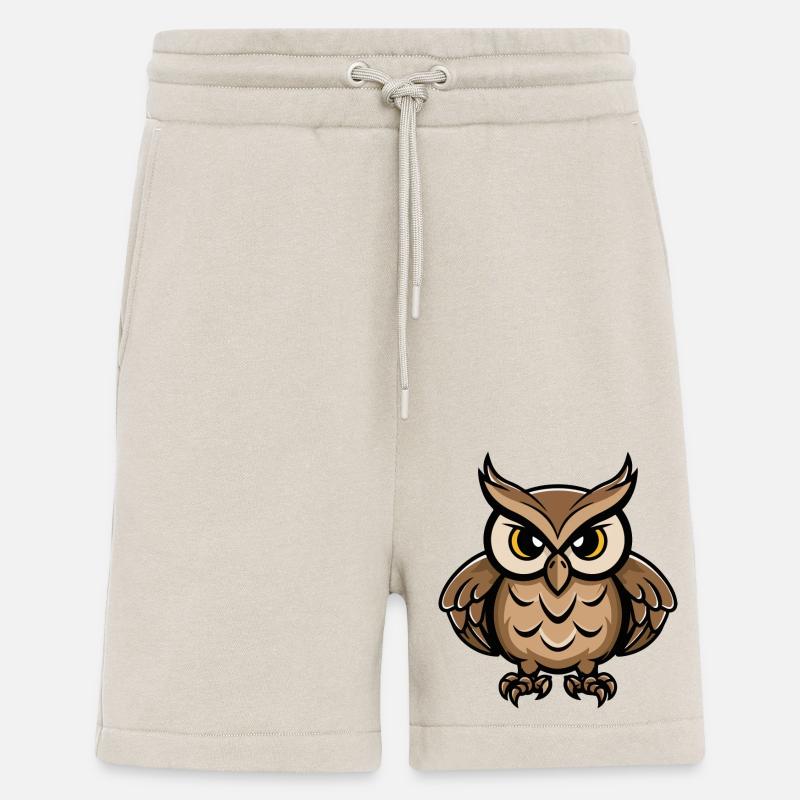 Eule Comic - Shorts - made by SPREAD - WARM CLAY
