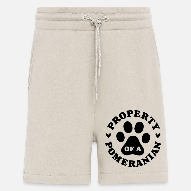 Eigentum eines Zwergspitzs - Shorts - made by SPREAD - WARM CLAY