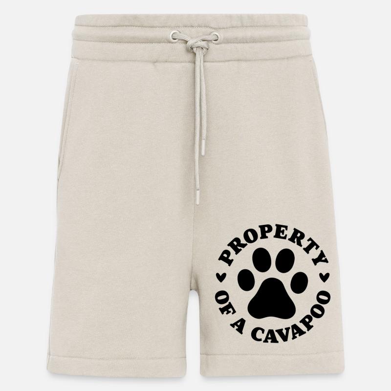 Property of a Cavapoo - Shorts - made by SPREAD - WARM CLAY