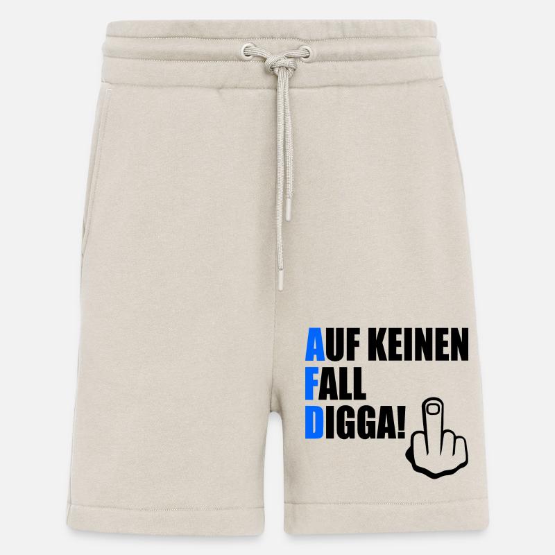 auf keinen fall digga - Shorts - made by SPREAD - WARM CLAY