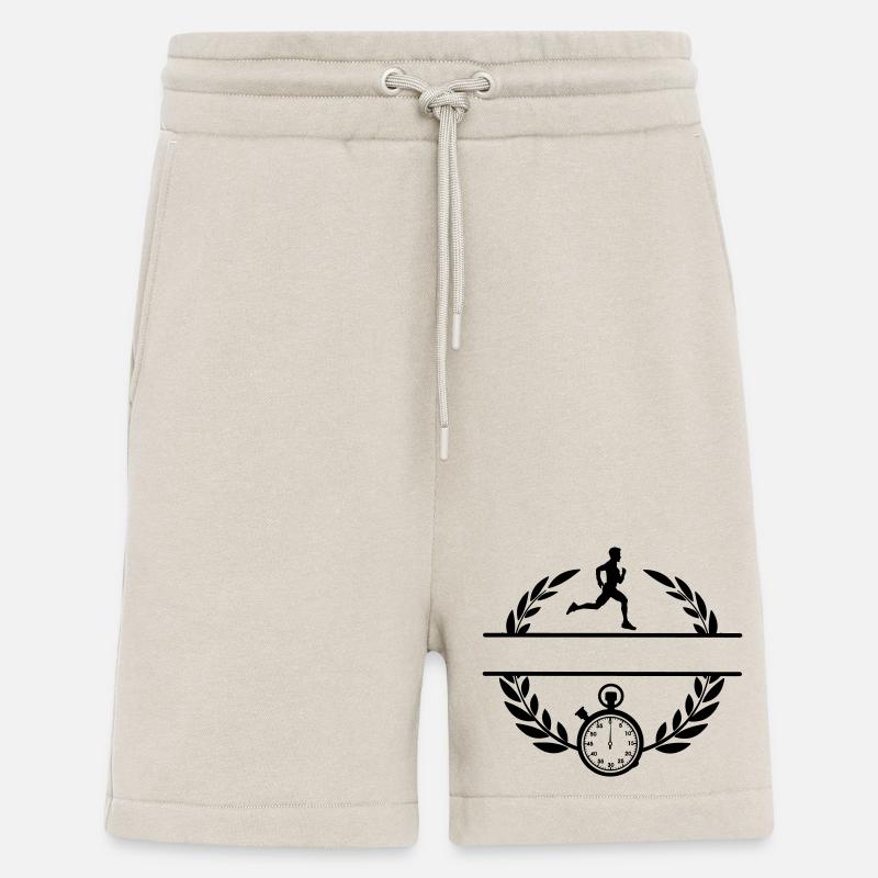Stoppuhr-Läufer - Shorts - made by SPREAD - WARM CLAY