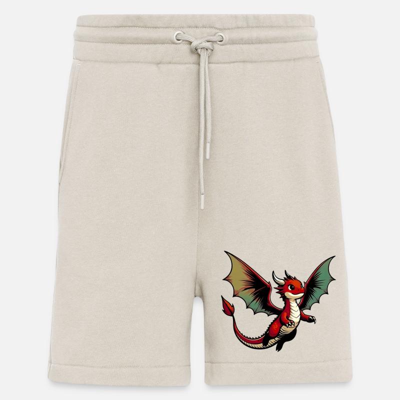 Drago - Pantaloncini ecologici casual Made in UE - WARM CLAY