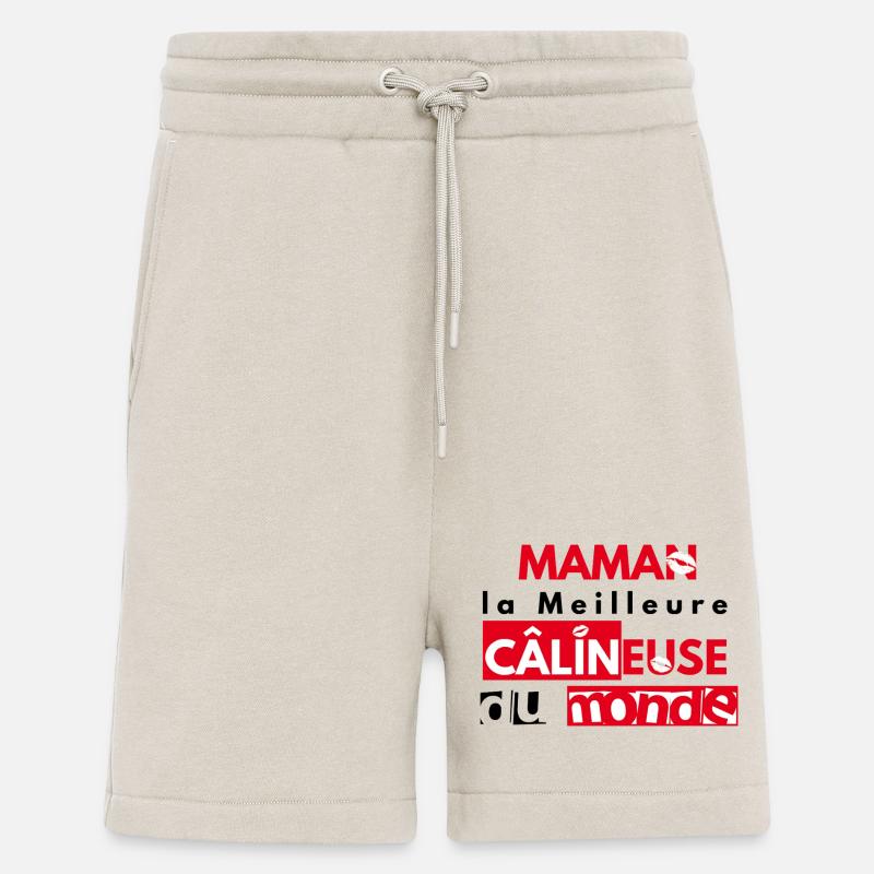 Maman câline - Short bio décontracté fabriqué en UE - WARM CLAY