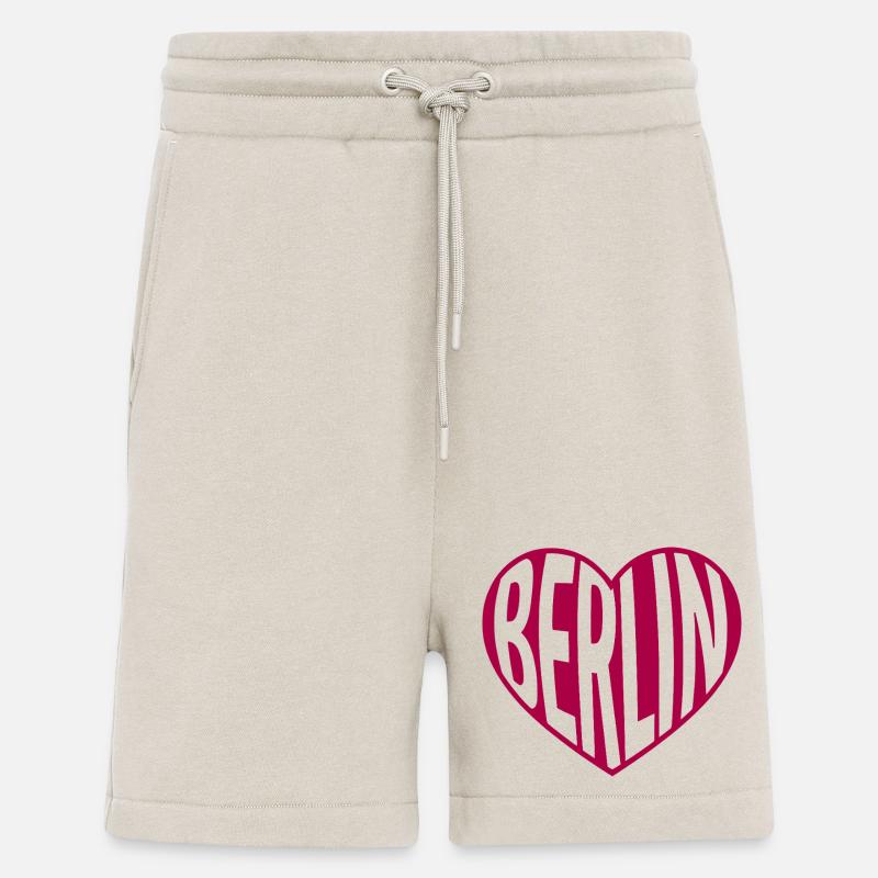 Berlin Herz Typografie - Shorts - made by SPREAD - WARM CLAY